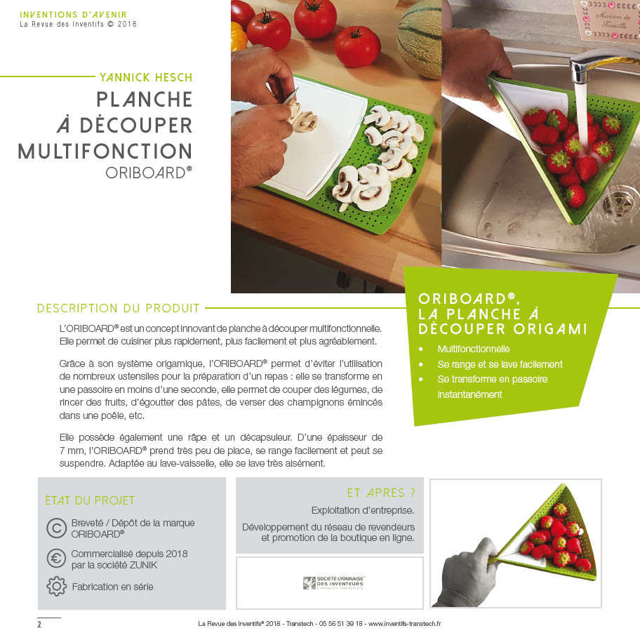 Oriboard dans la Revie des Inventifs 2018